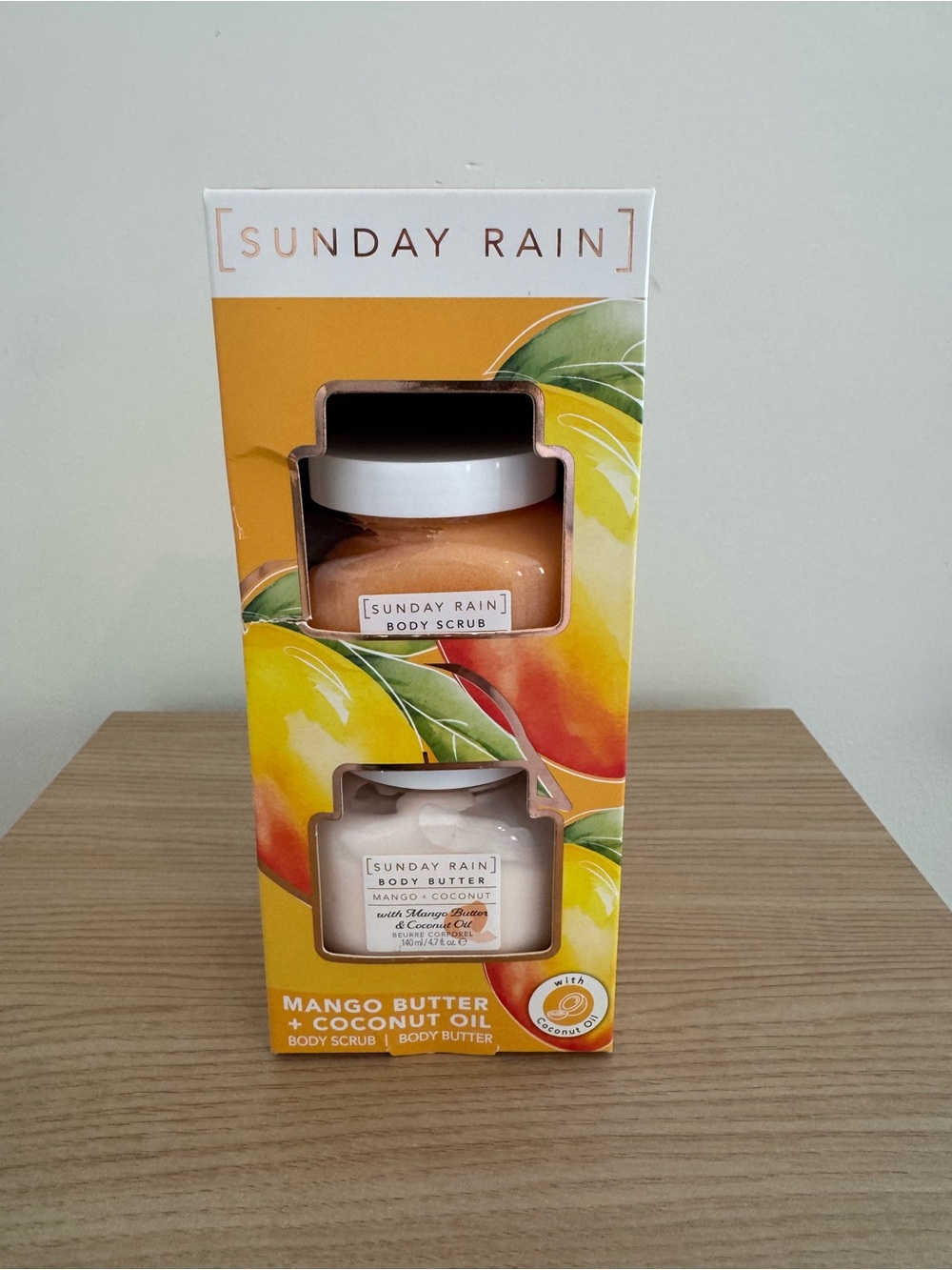 Sunday Mango Butter & Coconut Oil Body Scrub & Butter - Yellow